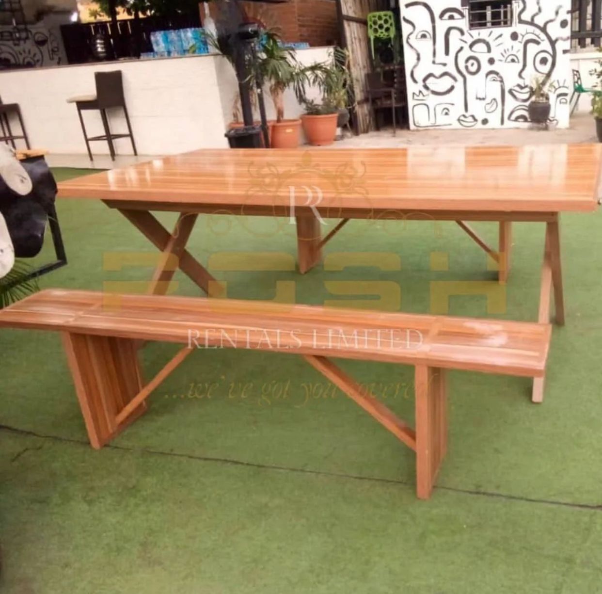 Rectangular Farm Table